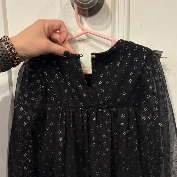Zara Black Dress with Star Pattern - Picture 5 of 5